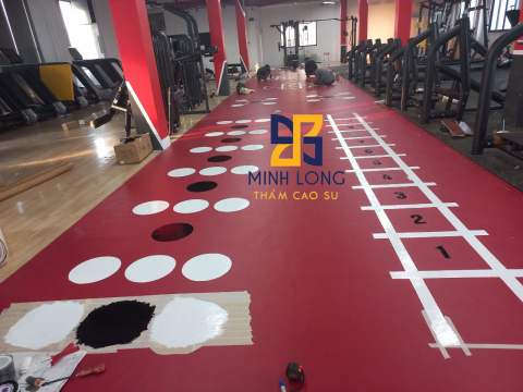 Thi công, vẽ thiết kế: Gạch cao su EPDM, PVC LH:0898080320