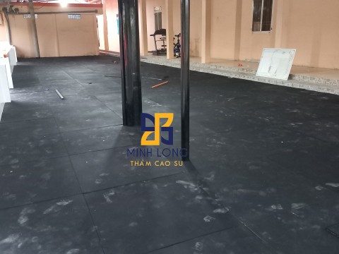 Cung cấp thi công Gạch cao su dày 20mm tại Long An LH: 0898080320