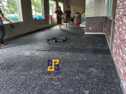 Thi công Thảm  EPDM - Gạch cao su EPDM Liên hệ 0898 080 320
