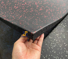 Gạch Cao Su Mặt Thảm EPDM chấm đỏ dày 20mm
