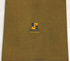 Gạch cao su màu vàng dày 25mm