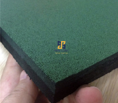 Gạch cao su màu xanh lá dày 20mm