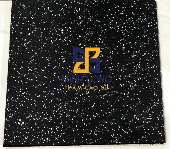 GẠCH CAO SU EPDM CHẤM TRẮNG DÀY 30MM