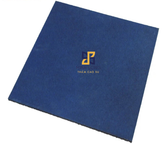 Gạch cao su màu xanh dương dày 20mm