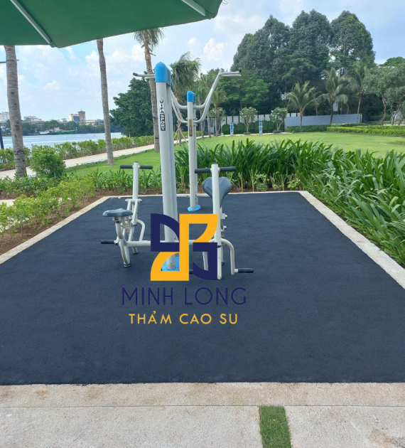 Đổ sàn cao su theo yêu cầu