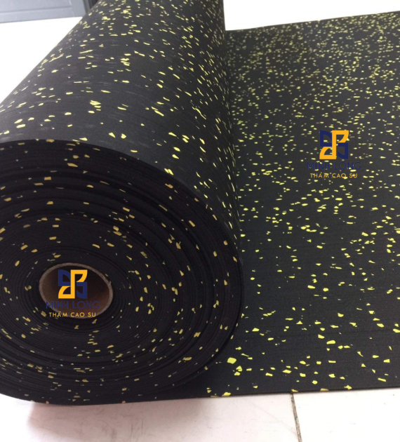 Thảm cao su EPDM chấm vàng dày 2mm