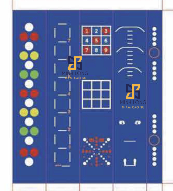 Thảm PVC màu đỏ