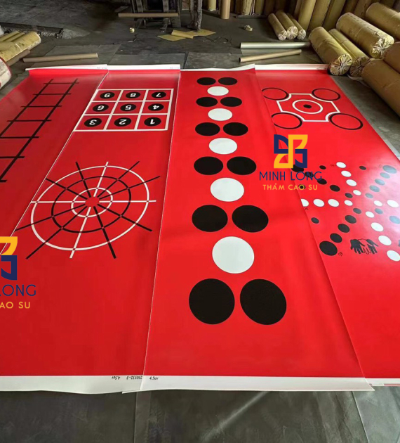 Thảm PVC màu xám